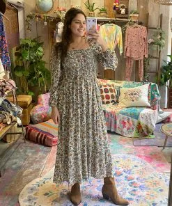 Natural Life CLOTHES Daria Smocked Maxi Dress 23 Natural Life CLOTHES Daria Smocked Maxi Dress