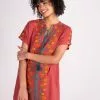 Natural Life Beach & Outdoors Embroidered Tassel Dress