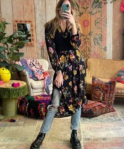 Natural Life CLOTHES Rowan Side Slit Midi Dress