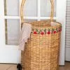 Natural Life Nantucket Rolling Laundry Basket