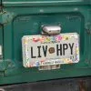Natural Life License Plate Frame
