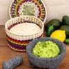 Natural Life SUMMER SHOP Molcajete & Tortilla Basket Set 1 Natural Life SUMMER SHOP Molcajete & Tortilla Basket Set
