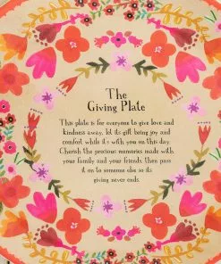 Natural Life HOME & LIVING Set Of 3 Melamine Giving Plates