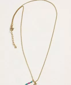 Natural Life Initial Charm Necklace Best Selling Gifts