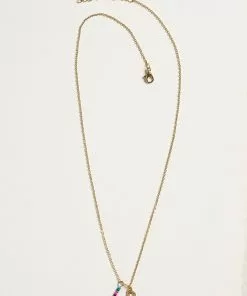 Natural Life Initial Charm Necklace Best Selling Gifts