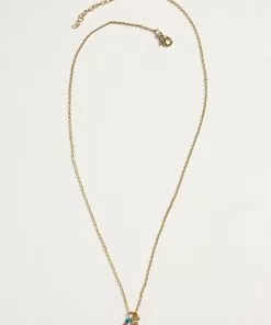 Natural Life Initial Charm Necklace Best Selling Gifts