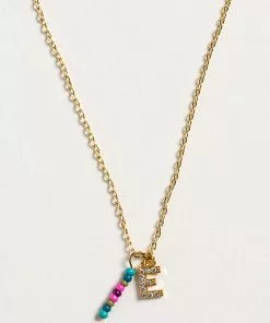 Natural Life Initial Charm Necklace Best Selling Gifts