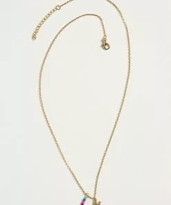 Natural Life Initial Charm Necklace Best Selling Gifts