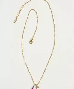 Natural Life Initial Charm Necklace Best Selling Gifts