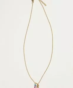 Natural Life Initial Charm Necklace Best Selling Gifts