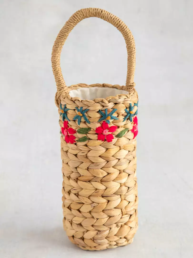 Natural Life HOME & LIVING Nantucket Wine Basket 4 Natural Life HOME & LIVING Nantucket Wine Basket