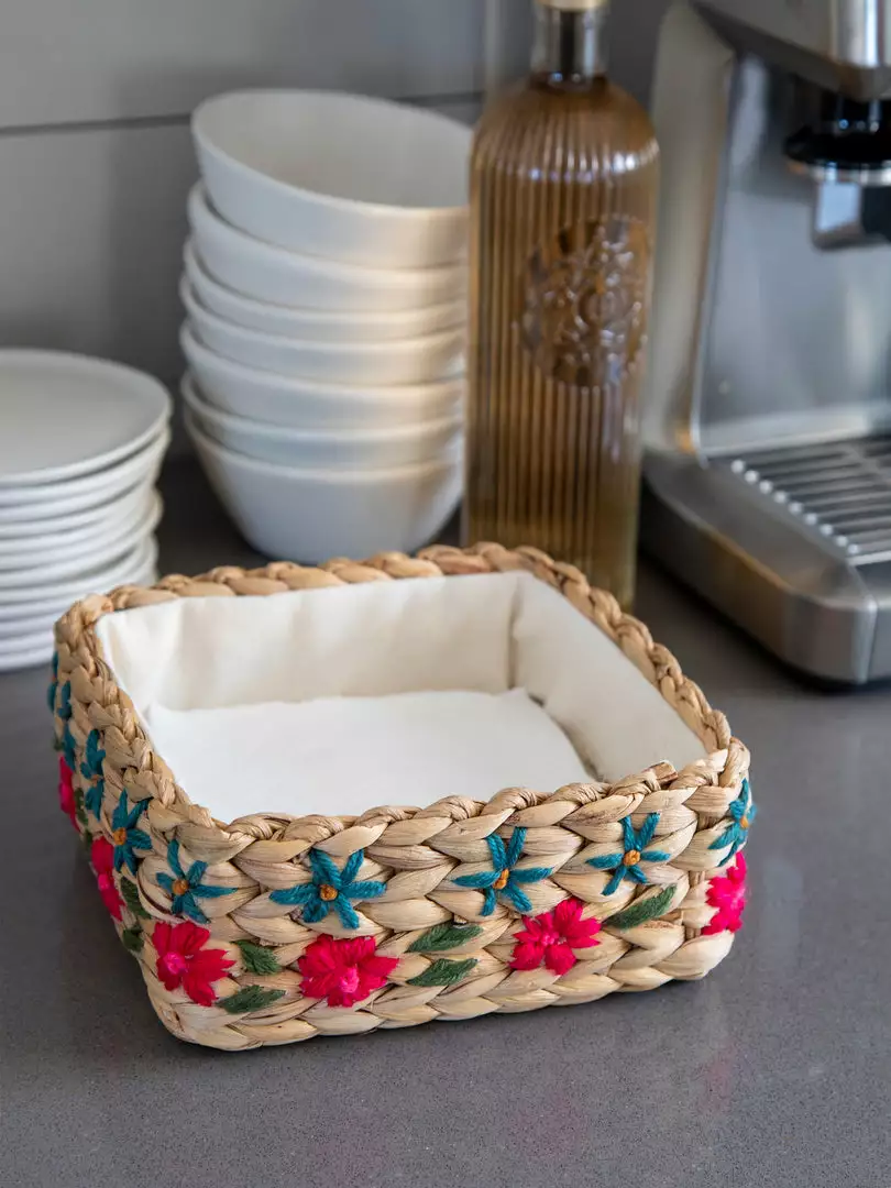 Natural Life SUMMER SHOP Nantucket Napkin Basket 6 Natural Life SUMMER SHOP Nantucket Napkin Basket