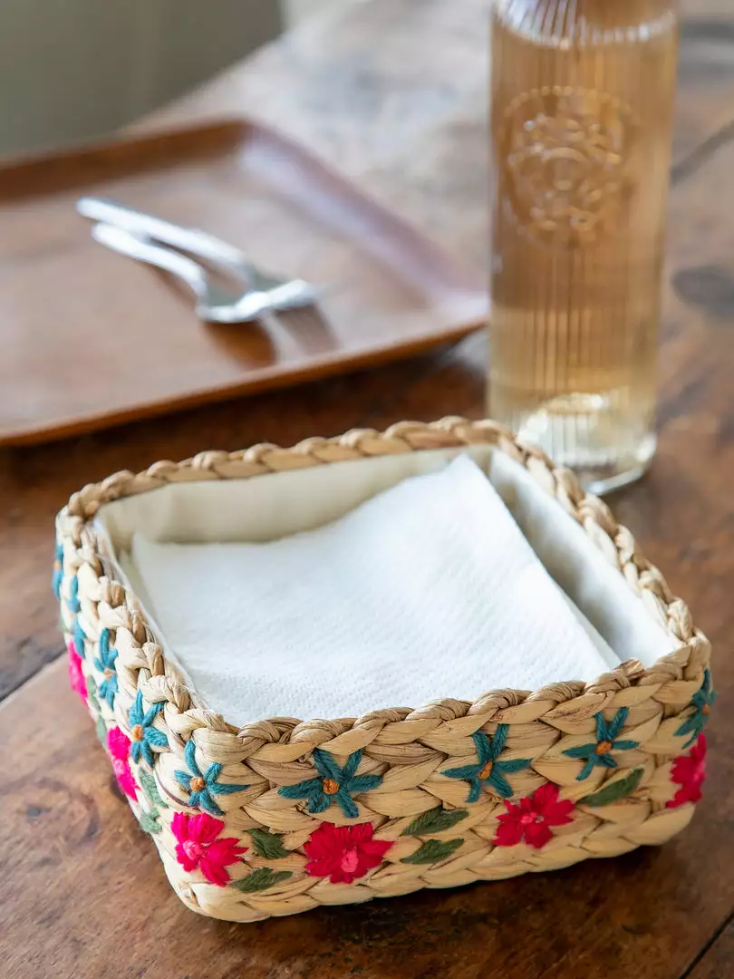 Natural Life SUMMER SHOP Nantucket Napkin Basket 3 Natural Life SUMMER SHOP Nantucket Napkin Basket