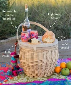 Natural Life Beach & Outdoors Picnic Basket Table