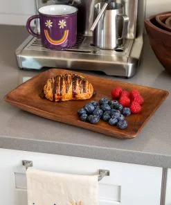 Natural Life Set Of 4 Wooden Plates