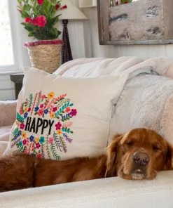 Natural Life Hand Embroidered Pillow NEW & TRENDING 39 Natural Life Hand Embroidered Pillow NEW & TRENDING