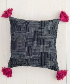 Natural Life Back To Campus Tesoro Embroidered Pillow