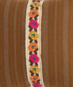 Natural Life Back To Campus Tesoro Embroidered Pillow