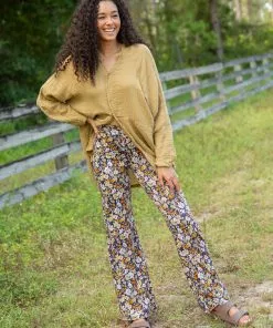 Natural Life NEW & TRENDING Cali Knit Wide Leg Pant