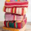 Natural Life Back To Campus Vintage Peruvian Pouf 2 Natural Life Back To Campus Vintage Peruvian Pouf