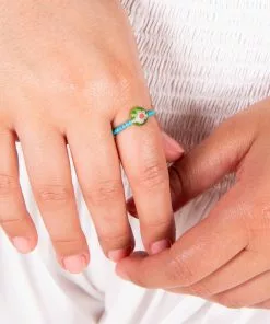 Natural Life Millefiori Bead Ring SUMMER SHOP