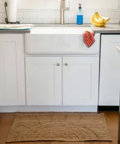 Natural Life Back To Campus Braided Jute Rug