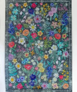 Natural Life Wildflower Chenille Rug