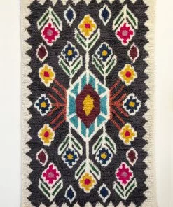 Natural Life NEW & TRENDING Charcoal Shaggy Wool Rug