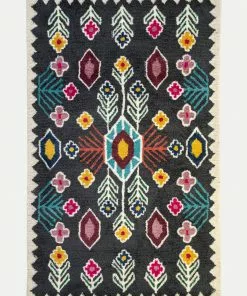 Natural Life NEW & TRENDING Charcoal Shaggy Wool Rug