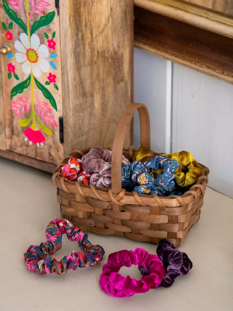 Natural Life Back To Campus Scrunchie Basket Set 5 Natural Life Back To Campus Scrunchie Basket Set