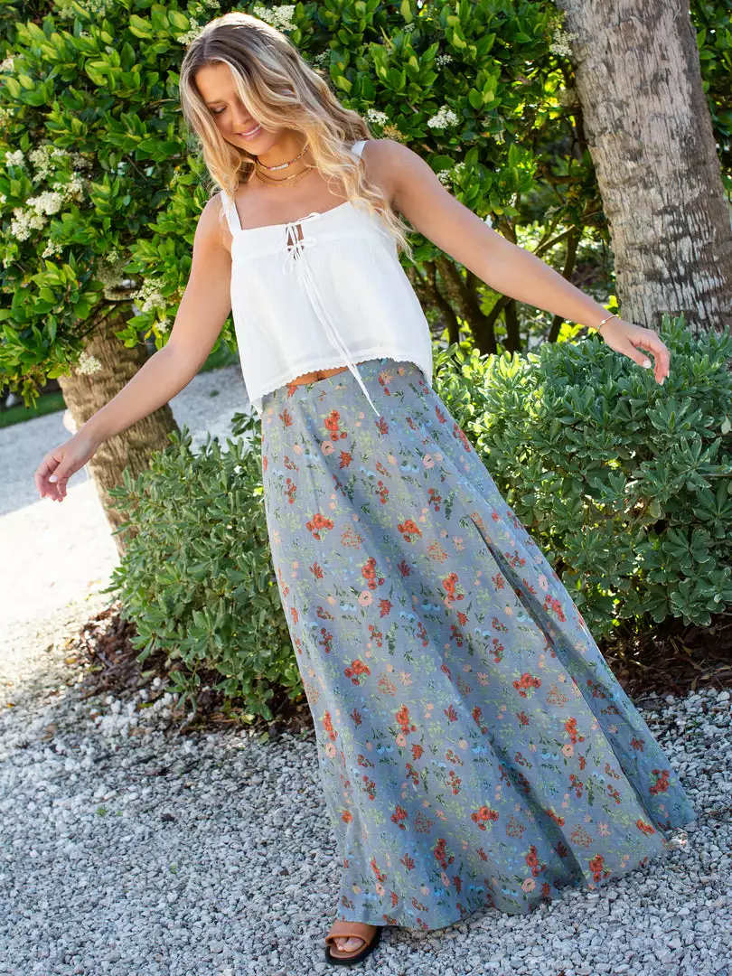 Natural Life Ginger Side Slit Maxi Skirt 5 Natural Life Ginger Side Slit Maxi Skirt