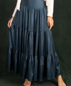 Natural Life NEW & TRENDING Satin Hanna Maxi Skirt 17 Natural Life NEW & TRENDING Satin Hanna Maxi Skirt