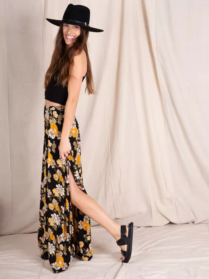 Natural Life Ginger Side Slit Maxi Skirt 16 Natural Life Ginger Side Slit Maxi Skirt