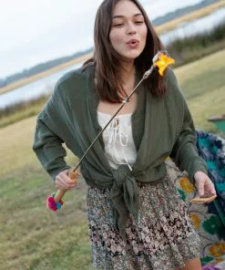 Natural Life CLOTHES Kerri Smocked Mini Skirt