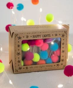 Natural Life Pompom Fairy Lights Back To Campus