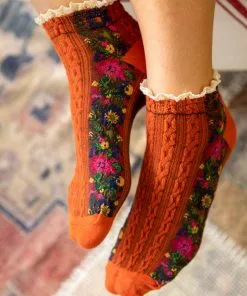 Natural Life Floral Ankle Sock Set Back To Campus