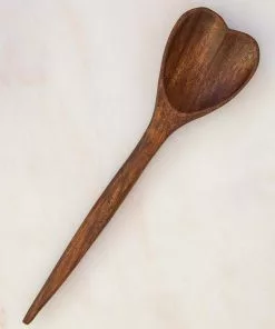Natural Life NEW & TRENDING Wooden Heart Serving Spoon