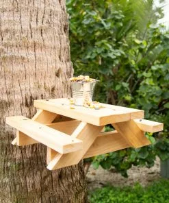 Natural Life Beach & Outdoors Squirrel Picnic Table Feeder