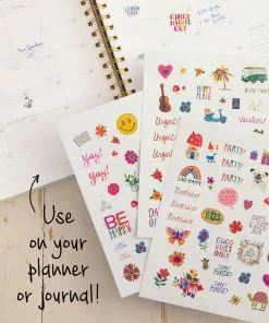 Natural Life Shaped Sticker Set Back To Campus