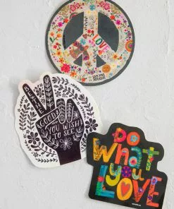 Natural Life NEW & TRENDING Set Of 3 Stickers