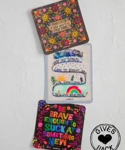 Natural Life NEW & TRENDING Set Of 3 Stickers