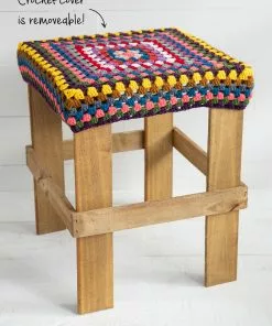 Natural Life Crochet Side Table Stool Back To Campus