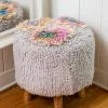 Natural Life Ziggy Shag Stool
