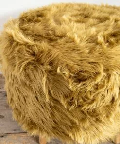 Natural Life Faux Fur Stool Back To Campus