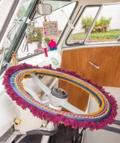 Natural Life Velvet Steering Wheel Cover CAR 11 Natural Life Velvet Steering Wheel Cover CAR