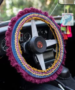 Natural Life Velvet Steering Wheel Cover CAR