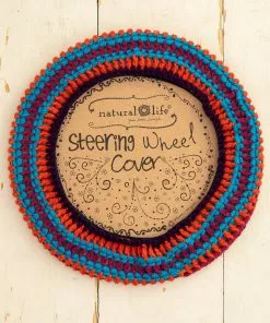 Natural Life Crochet Steering Wheel Cover