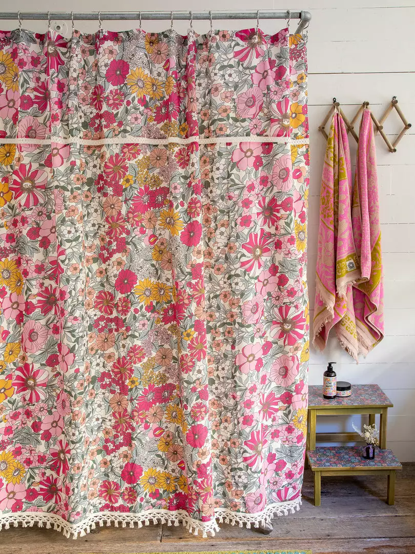 Natural Life Molly Rose Shower Curtain NEW & TRENDING 3 Natural Life Molly Rose Shower Curtain NEW & TRENDING