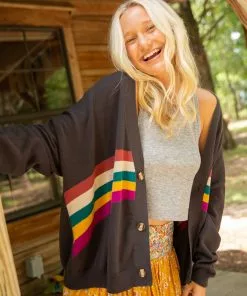 Natural Life Live Happy Cardigan