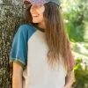 Natural Life Colorblock Raglan Sweatshirt